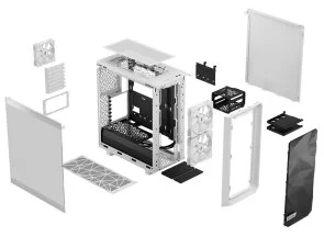 Фото: Корпус FRACTAL DESIGN Meshify 2 Compact Lite White with window (FD-C-MEL2C-04) № 10 | KTC