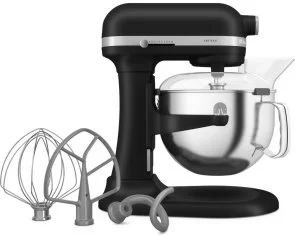 Фото: Планетарний міксер KitchenAid Mixer Bowl-Lift 5.6L - Artisan 5KSM60SPX Matte Black (5KSM60SPXEBM) № 4 | KTC