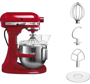 Планетарний міксер KitchenAid Mixer bowl-lift 4.8L - Heavy Duty 5KPM5 Red (5KPM5EER)