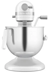Фото: Планетарний міксер KitchenAid Mixer Bowl-Lift 6.6L - Heavy Duty 5KSM70JPXE White (5KSM70JPXEWH) № 3 | KTC