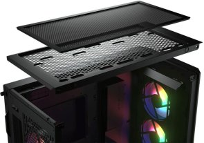 Корпус Cougar Duoface Pro RGB Black with window