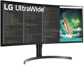 Монітор LG UltraWide 35WN75C-B Curved