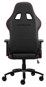 Крісло 2E Hibagon II Black/Red (2E-GC-HIB-BKRD)