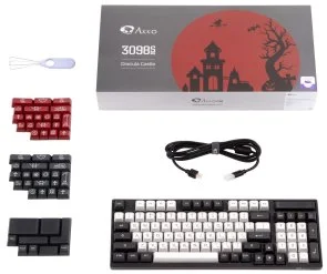 Фото: Клавіатура Akko 3098S Dracula 98Key CS Silver RGB ENG/UKR Black (6925758616799) № 11 | KTC