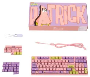 Фото: Клавіатура Akko 3098S Patrick 98Key CS Starfish RGB ENG/UKR Pink (6925758613927) № 11 | KTC