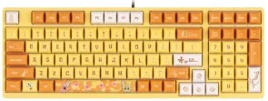 Фото: Клавіатура Akko 3098S Sponge Bob 98Key CS Starfish RGB ENG/UKR Yellow (6925758613897) № 3 | KTC