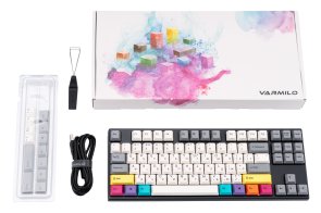 Клавіатура Varmilo VEM87 CMYK 87Key EC V2 Daisy ENG/UKR USB Black (A33A024A8A3A17A007)