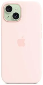 Фото: Чохол Apple for iPhone 15 - Silicone Case with MagSafe Light Pink (MT0U3) № 5 | KTC