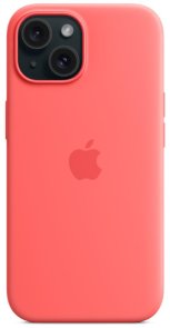 Чохол Apple for iPhone 15 - Silicone Case with MagSafe Guava (MT0V3)