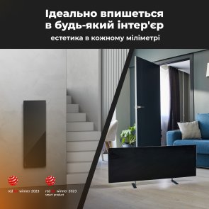 Конвектор AENO Premium Eco Smart GH4S LED Black (AGH0004S)