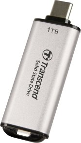 Зовнішній SSD-накопичувач Transcend ESD300 1TB Silver (TS1TESD300S)