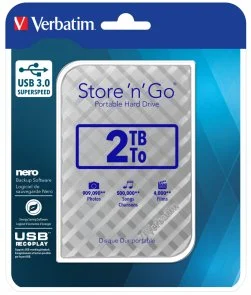 Фото: Зовнішній HDD Verbatim Store n Go 2TB Silver (53198) № 4 | KTC