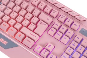 Клавіатура 2E Gaming KG315 RGB ENG/UKR USB Pink (2E-KG315UPK)