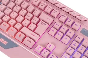 Фото: Клавіатура 2E Gaming KG315 RGB ENG/UKR USB Pink (2E-KG315UPK) № 7 | KTC