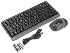 Фото: Комплект клавіатура+миша A4tech Fstyler FG1110 Wireless Grey (FG1110 Grey) № 3 | KTC