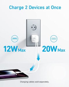 Зарядний пристрій Anker PowerPort 323 33W White (A2331G21)