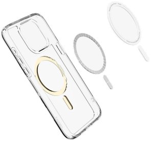 Чохол Spigen for Apple iPhone 15 Pro - Ultra Hybrid MagFit Gold (ACS06718)