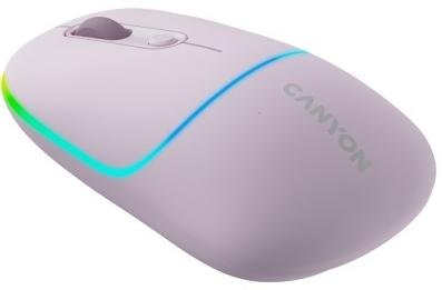 Миша Canyon MW-22 Dual Band RGB Wireless Pearl Rose (CNS-CMSW22PR)