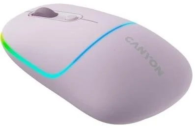 Фото: Миша Canyon MW-22 Dual Band RGB Wireless Pearl Rose (CNS-CMSW22PR) № 2 | KTC