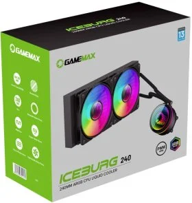 Фото: Система рідинного охолодження Gamemax IceBurg 240 Infinity № 7 | KTC