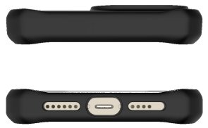 Чохол iTSkins for iPhone 15 Pro Max HYBRID R Stand with MagSafe Black and transparent (AP5U-HMSTD-BKTR)