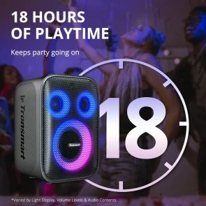 Фото: Акустика для вечірок Tronsmart Halo 200 Black (868659) № 3 | KTC