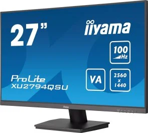 Фото: Монітор iiyama ProLite XU2794QSU-B6 Black - 27" VA / 2560×1440 / 100 Гц / AMD FreeSync № 3 | KTC