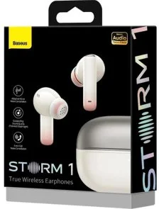 Фото: Навушники Baseus Storm 1 TWS White (NGTW140202) № 7 | KTC