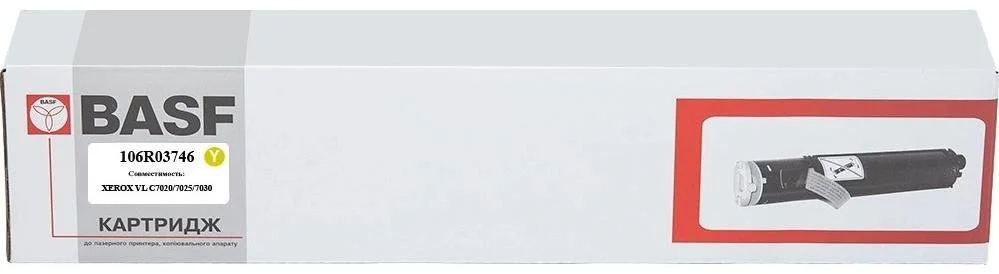 Фото: Сумісний картридж BASF for Xerox VersaLink C7020/7025/7030 Yellow (BASF-KT-106R03746) № 4 | KTC