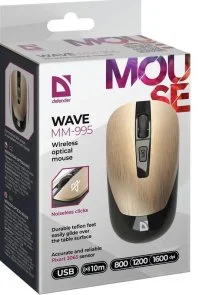 Фото: Миша Defender Wave MM-995 Silent Bronze (52992) № 7 | KTC