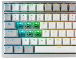 Фото: Клавіатура ASUS ROG Azoth NX Red ENG PBT White (90MP031A-BKUA11) № 6 | KTC