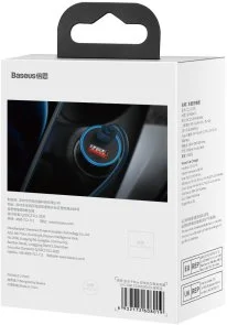 Фото: Автомобільний зарядний пристрій Baseus Golden Contactor Max 60W Blue (CGJM000103) № 6 | KTC