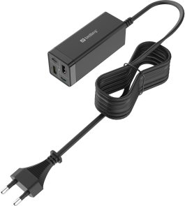  Зарядний пристрій Sandberg 4in1 Charger 2xUSB-C 2xUSB 65W Black (441-45)