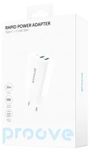 Фото: Зарядний пристрій Proove Rapid 30W White (WCRP30210002) № 3 | KTC