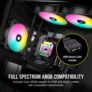 Кулер Corsair iCUE AR120 Digital RGB Black 3pcs (CO-9050167-WW)