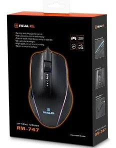 Фото: Миша Real-EL RM-747 Black (EL123200028) № 7 | KTC