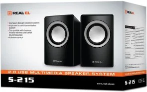 Фото: Колонки Real-EL S-215 Black (EL121200002) № 4 | KTC