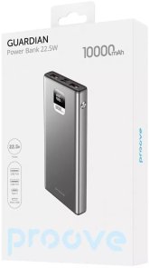 Батарея універсальна Proove Guardian 10000mAh 22.5W Metal Gray (PBG122210004)