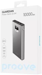 Фото: Батарея універсальна Proove Guardian 10000mAh 22.5W Metal Gray (PBG122210004) № 2 | KTC