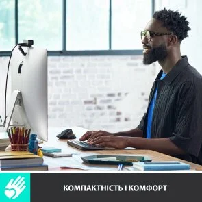 Фото: Клавіатура Logitech MX Keys Mini Minimalist US/Ukr Pale Grey (920-010499) № 12 | KTC