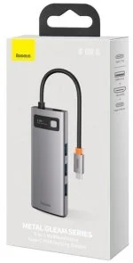 Фото: USB-хаб Baseus Metal Gleam Series 5in1 Space Gray (CAHUB-CX0G/WKWG020013) № 4 | KTC
