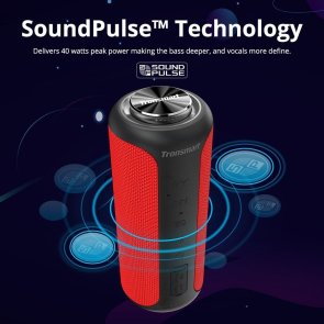 Портативна колонка Tronsmart T6 Plus Upgraded Edition Red (367786)