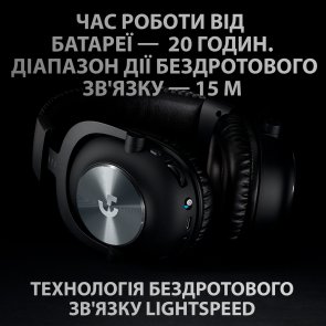 Гарнітура Logitech G PRO X Wireless Black (981-000907)