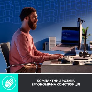 Клавіатура компактна Logitech MX Mechanical Mini Wireless Illuminated Performance Clicky US/Ukr Graphite (920-010782)