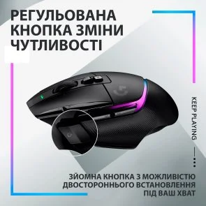 Фото: Миша Logitech G502 X Plus Black (910-006162) № 4 | KTC