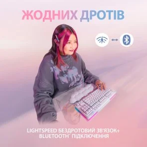 Фото: Клавіатура Logitech G715 Tactile Off White (920-010465) № 7 | KTC