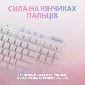 Клавіатура Logitech G715 Linear Off White