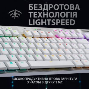 Клавіатура Logitech G915 TKL Tactile White