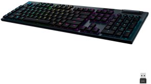 Клавіатура Logitech G915 Lightspeed RGB Mechanical US International Clicky Wireless Black