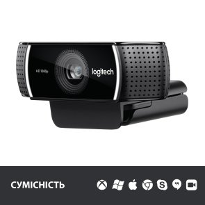 Web-камера Logitech C922 Pro Stream Black (L960-001088)